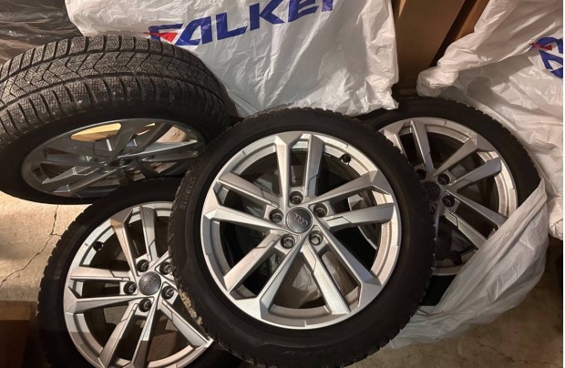 17" Gyri Audi alufelni szett Pirelli tli gumival