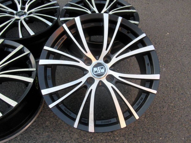 17" MSW bicolor alufelni 4x108 Ford Fiesta Fusion Focus MKI felni