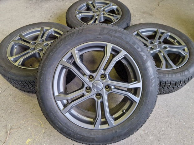 17" Toyota C-HR alufelni garnitra szenzorok 7mm Fulda tli gumikkal