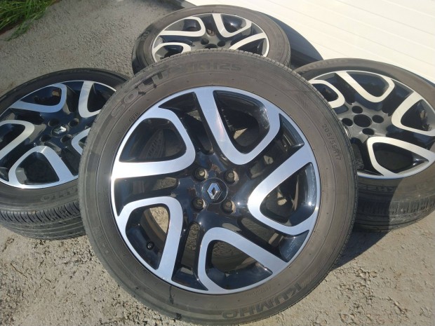 17" gyári Renault Captur alufelni Tpms szenzor 4x100