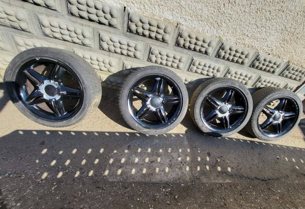 17 alufelni garnit�ra 5x100 ET38 t�li gumikkal VW Golf 4 /Seat Leon/T
