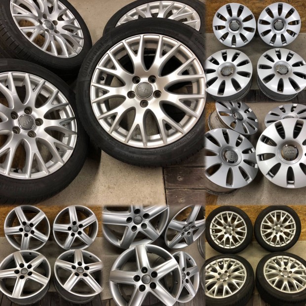 17 col 16 col gyári Audi alufelni több fajta colos