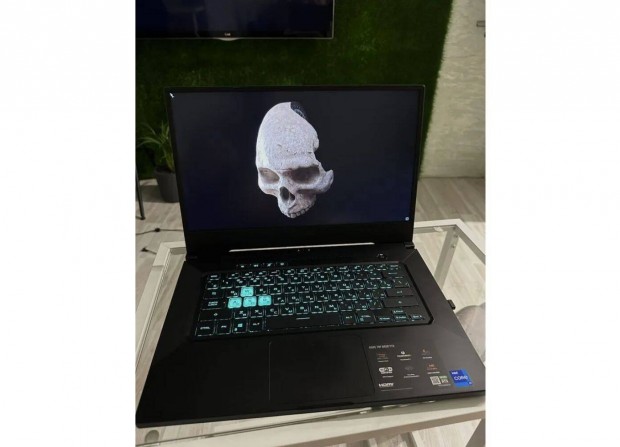 17 colos Asus tuf gamer laptop elad 144Hz Rtx 3050 4GB Gddr6