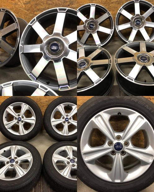 17 colos gyári és 18 colos Ford alufelni Focus, Mondeo, Kuga 18 col