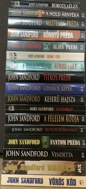 17 db. John Sandford krimi egyben