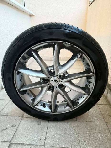 17-es 7.5J 5x108 ET55 felni + 235/45R17 ny�ri gumi