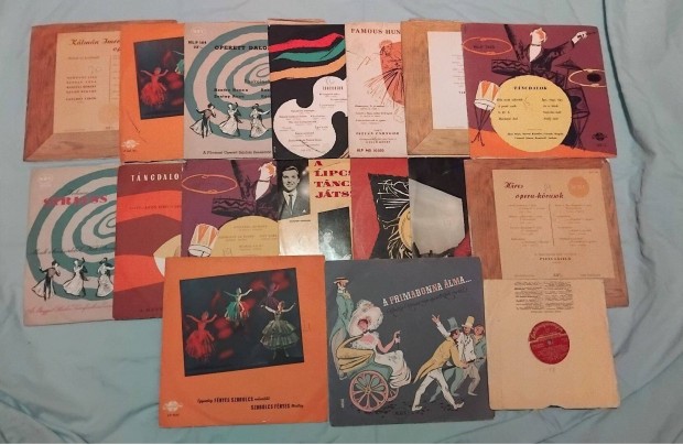 17db bakelit lemez LP gramofon lemez