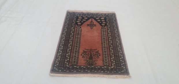 1837 Pakisztáni kézi gyapjú perzsa Ima szőnyeg 60X91CM