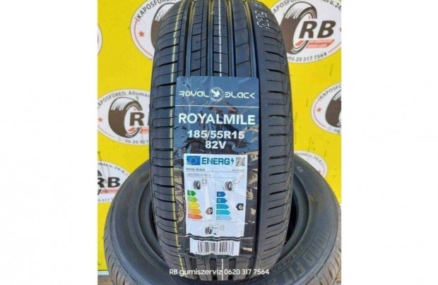 185/55 r15 Black Royal új nyárigumi 18500 Ft/db