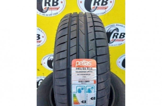 185/55 r16 Új Petlas nyári 2020 21500 Ft/db