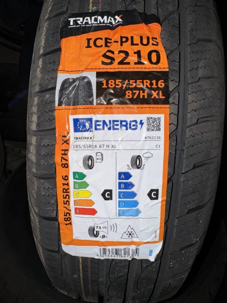 185/55r16 tracmax ice-plus s210 tli gumik