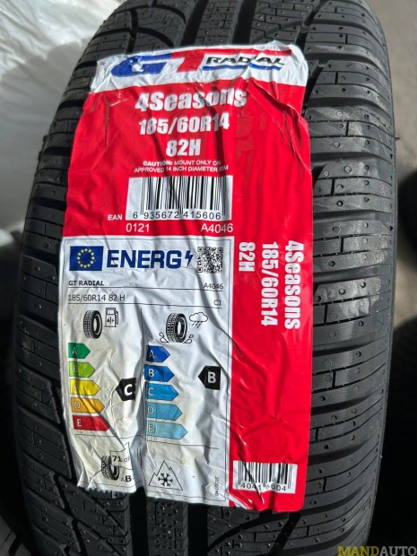 185/60R14 Gtradial 4Season,j ngy vszakos gumi