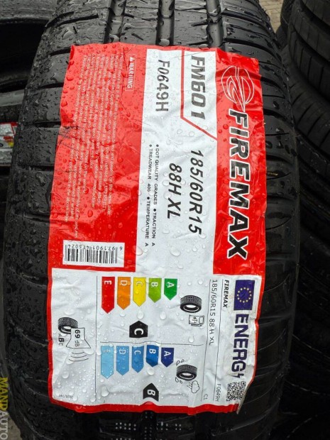 185/60R15 Firemax FM601(XL),Új nyárigumi