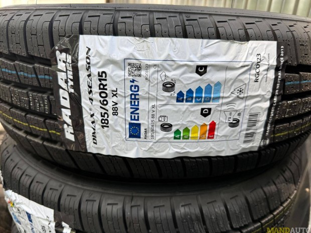 185/60R15 RADAR Dimax 4Season(XL)