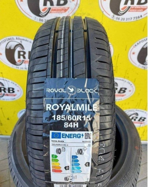 185/60 r15 Black Royal Új nyárigumi 18 400 Ft/db