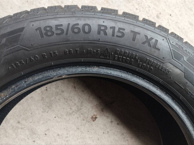 185/60 r15 Téli gumi Barum Németországból 6.5 mm-es profilmélység.