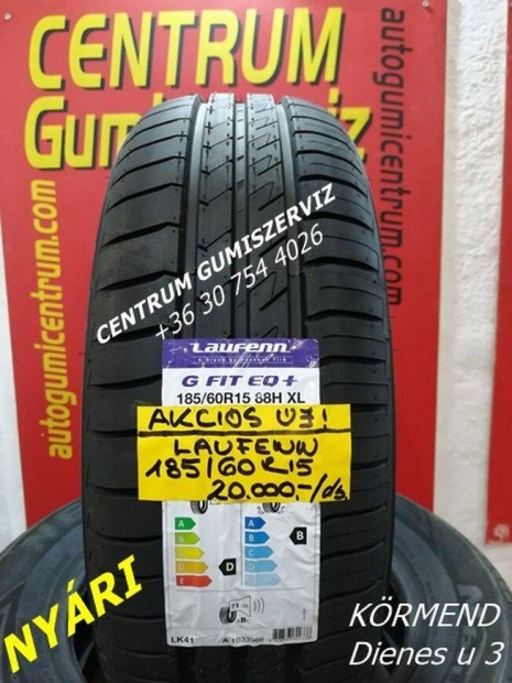 185/60r15 nyri gumi jak -Laufenn. 20.000 Ft