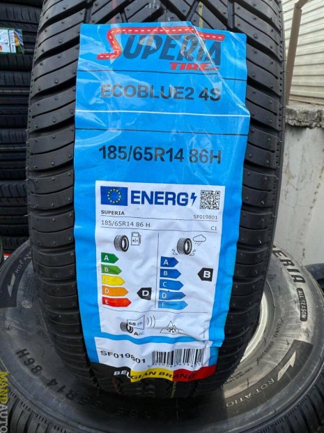 185/65R14 Fortuna-Superia Ecoblue2 4Season,Új négy évszakos gumi