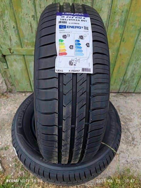 185/65 r14 Új 2db Laufen nyári gumi eladó