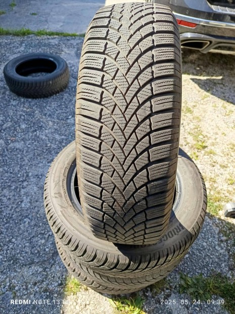 185/65 r15 3éves 80%os 4db Bridgestone téli gumi eladó
