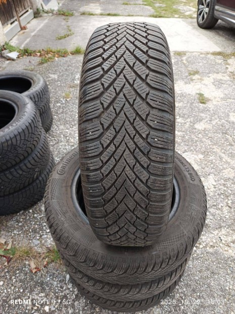 185/65 r15 5éves 80%os 4db Continental téli gumi eladó