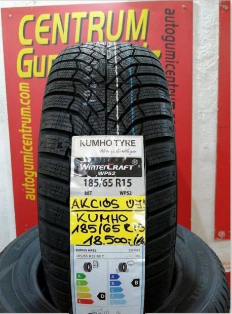 185/65r15 Kumho WP52 Wintercraft gumi