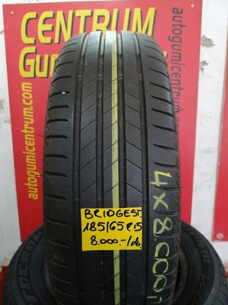 185/65r15 használt nyári gumi Bridgestone 4db 8.000 Ft