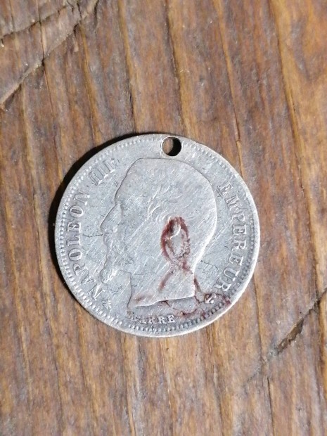1862 lll.Napleon ezst 50 cent