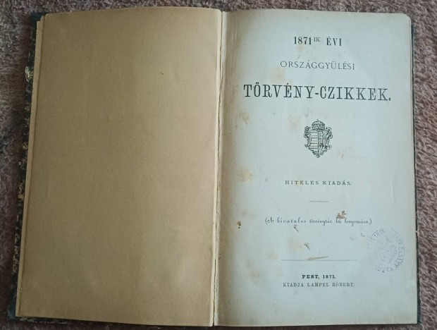 1871-ik vi orszggylsi trvny-czikkek