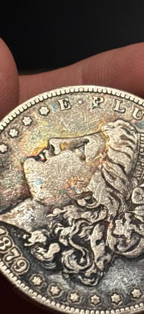 1879 USA Morgan Ezust Dollar erme.