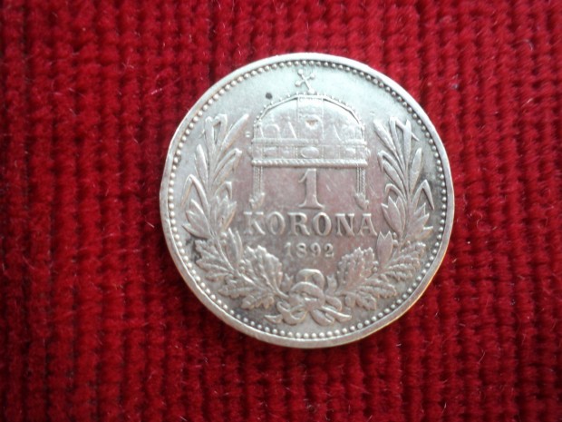 1892-es Ferenc J. ezst 1 korona elad