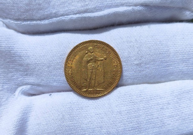 1896 Ferencz Jzsef 10 korona arany rme