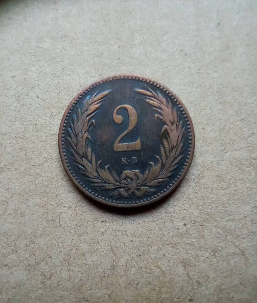 1896 korona 2 fillér 