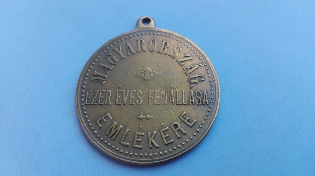 1896-os emlkrem Millenniumi korabeli Magyarorszg 1000 v