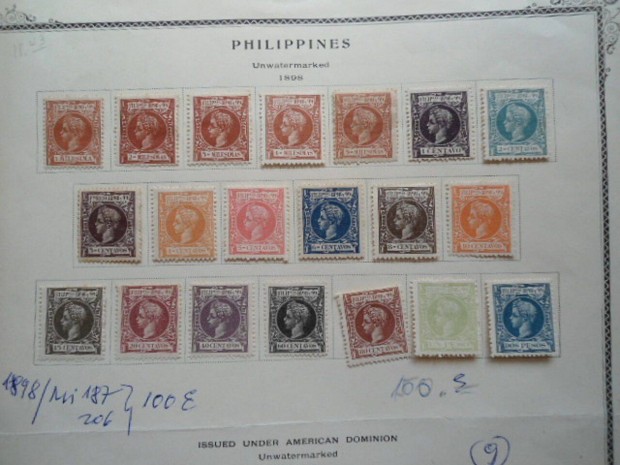 1898.Philippines blyegek elad.Stamps For Sale.r:400 Eur