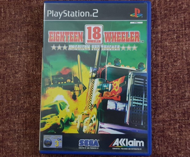 18 Wheeler Playstation 2 eredeti lemez ( 3000 Ft)