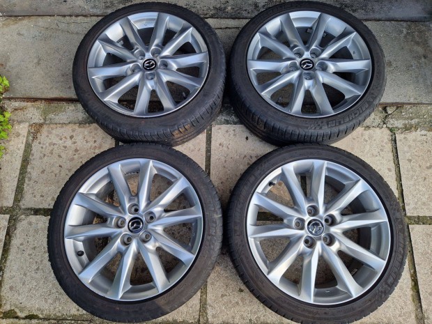 18" 18 gyri Mazda 3 6 alufelni Michelin gumikkal kerkanykkal felni