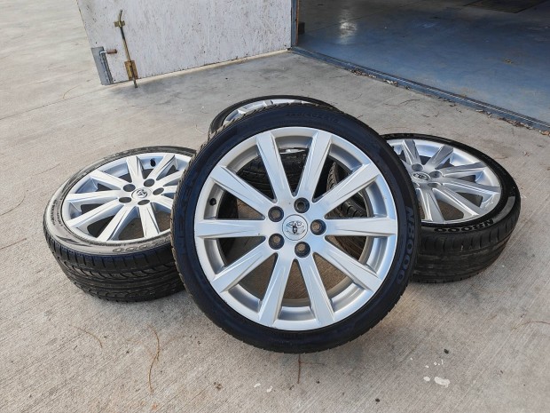 18" 5x114,3 Toyota gyri alufelni szett nyrigumikkal! 