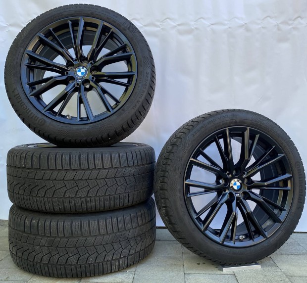 18" Bmw 3 4 gyári alufelni, téli gumikkal.