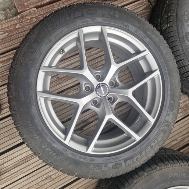 18" Borbet Y alufelni 5x112 vw audi skoda felni 235/55 18 téligumi