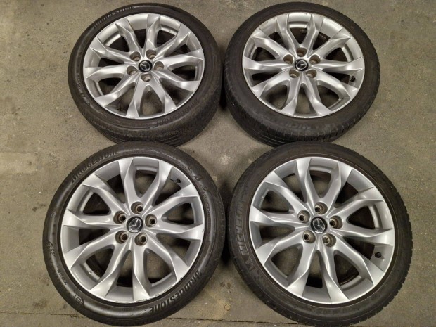 18" gyri Mazda 3 / 6 / 5 alufelni szett nyrigumikkal 18 felni 5x114