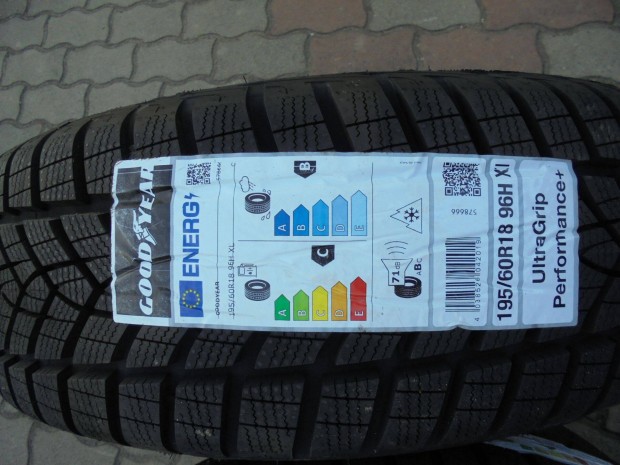 18-as Goodyear ultragrip +vadi új téli gumi eladó