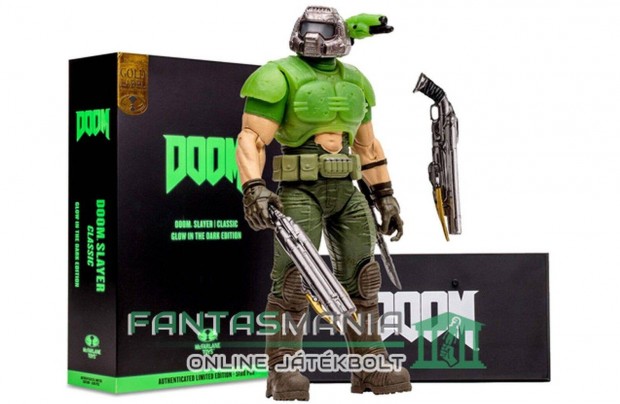 18 cm Doom Slayer Classic Doomguy Skin mozgathat katona figura