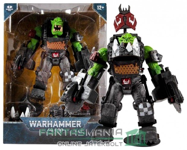 18 cm Warhammer 40k figura Ork / Orc Meganob Buzzsaw
