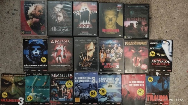 18 darab horror dvd 