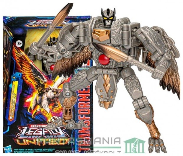 18cm Transformers figura Beast Wars Sivlerbolt Silverbolt talakthat
