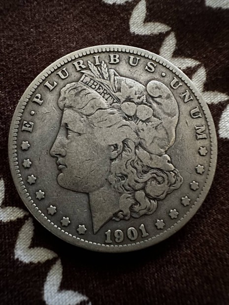 1901 S USA, Ezst Morgan Dollr Ritkbb - Eredeti