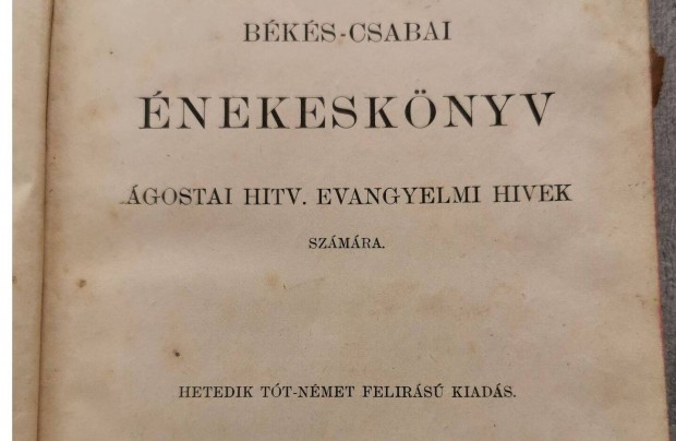 1901-es kiads rgi nekesknyv, antik nekesknyv