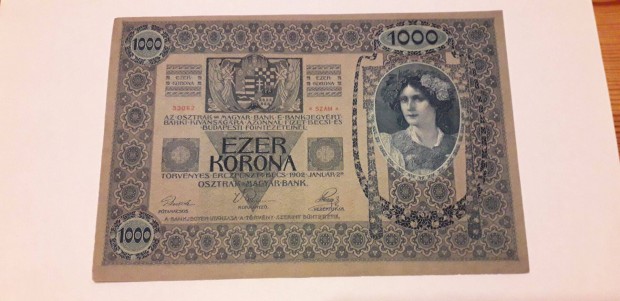 1902-es hajtatlan 1000 korona