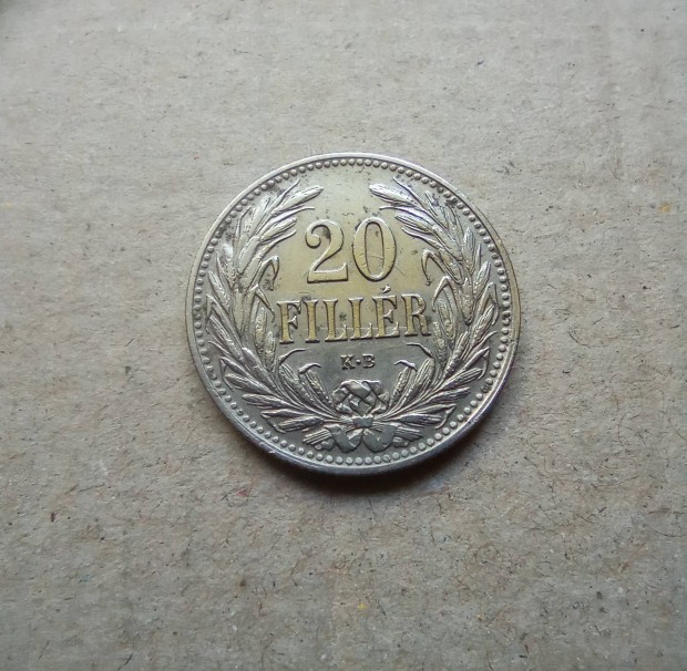 1908. Korona 20 fillér
